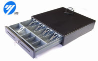 Lockable Electronic Cash Drawer Money Storage Box Plastic Cash Tray 400C